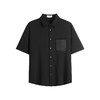 HIM漢崇  肌理感织唛口袋宽松微弹日常休闲短袖衬衫男 2026夏季 商品缩略图4