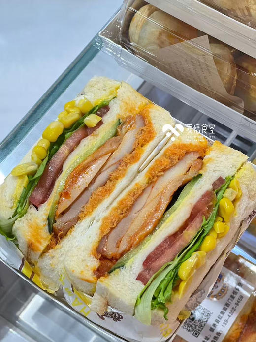 鸡排玉米三明治 商品图0