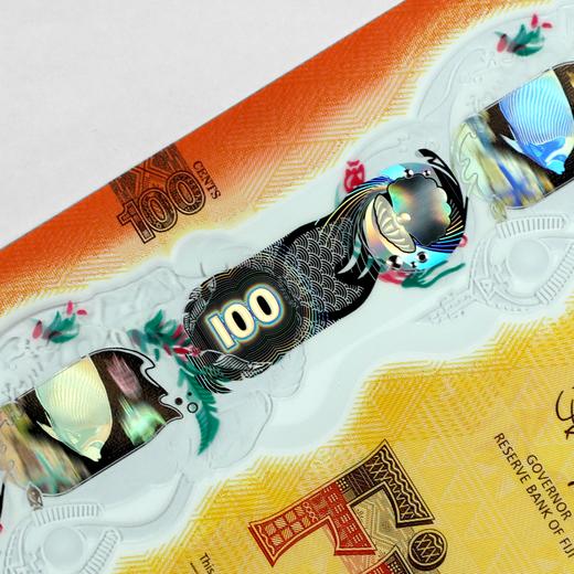 【吉祥号88888开头】2024斐济龙年塑料纪念钞！全新100分！ 商品图7