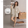 可人儿小众设计师新款泡泡绵女士睡衣夏季短袖可外出家居服套装 商品缩略图0