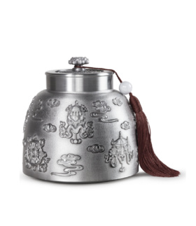 八宝如意-茶叶罐122x125mm