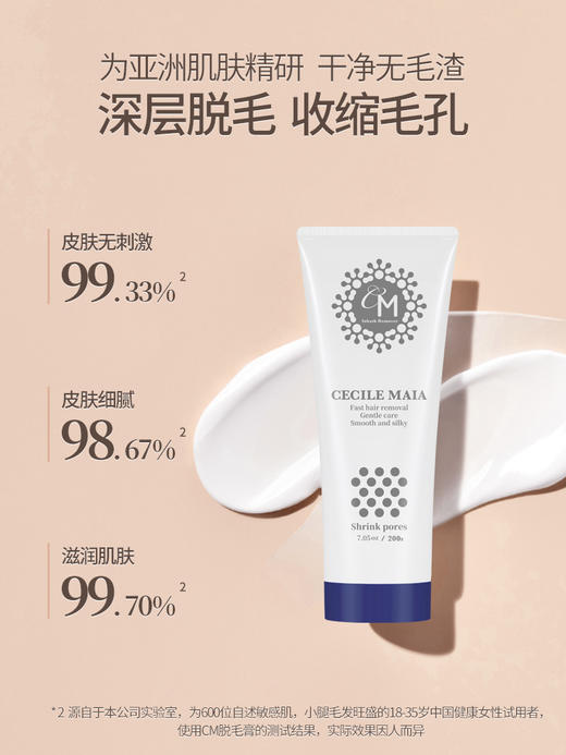 【YUE】CECILE MAIA紧致美肌脱毛膏 商品图1