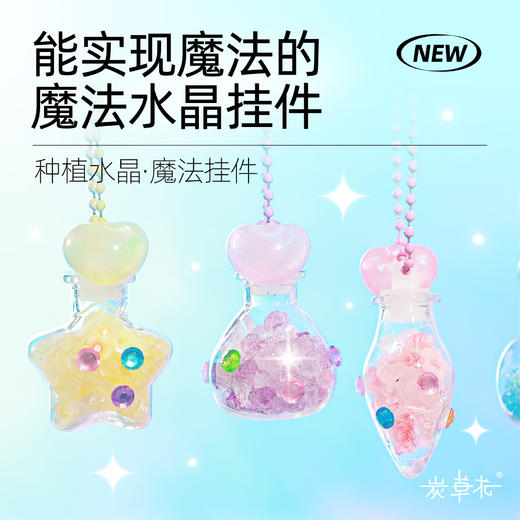 ECOEY儿童手工DIY水晶种植项链挂件科学实验女孩玩具 商品图3