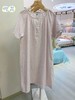-松植屋2025新款清新纱布短袖睡裙溜肩设计 夏季均码双层纱布睡裙 商品缩略图3
