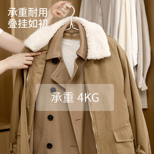 FaSoLa衣架无痕防肩角家用挂衣防滑衣撑子晾衣服架子衣挂学生宿舍 商品图2