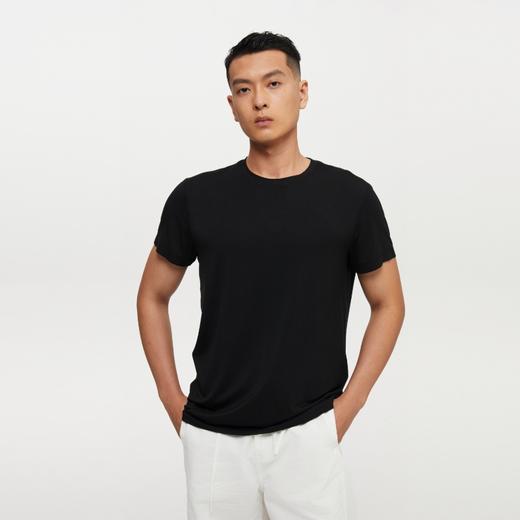 oneup兰精莫代尔圆领短袖T恤 商品图3