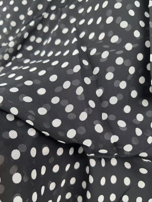 【诗铭洛可】黑白波点半身裙A7-1 商品图1