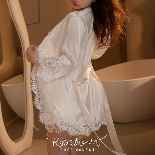 可插杯垫真丝中款吊裙 A250312 商品图4