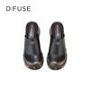 Dfuse迪芙斯2025秋季新款圆头铆钉坡跟凉拖鞋时尚厚底包头穆勒鞋DFD3110025 商品缩略图14