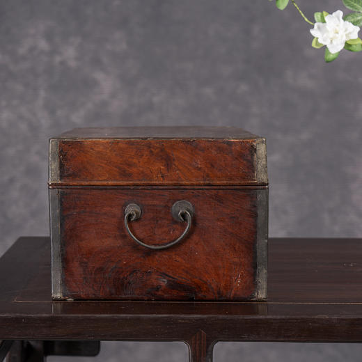 清早期	黄花梨铜包角状元箱 商品图4