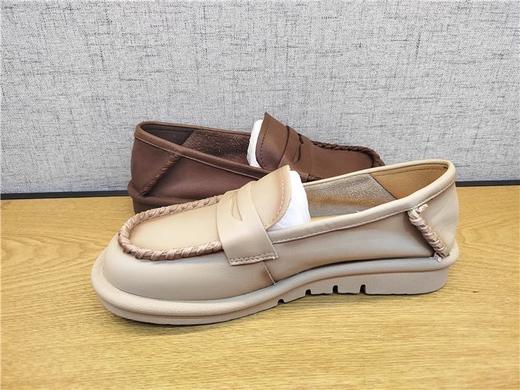 豪行春季新款22168095真皮复古休闲低跟女鞋单鞋皮鞋 商品图2