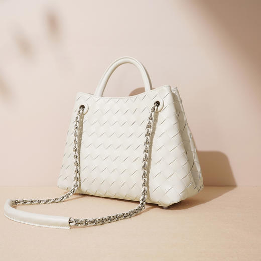 【预售3天】2025新款单肩包编织包手提大容量女包复古菜篮子包包托特包F9867 商品图1