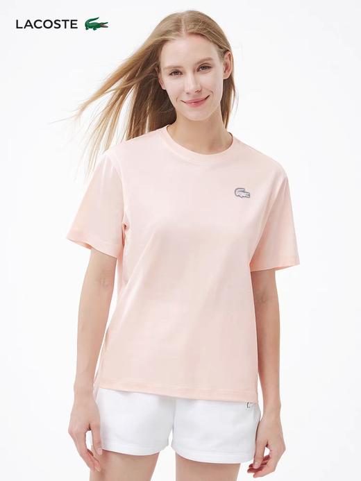 小鱼 女款ULTRA DRY宽松微落肩圆领LOGO短袖T恤 牛皮纸包装 Z-15396 商品图1