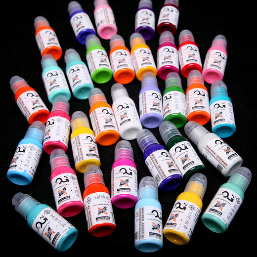 奥菲斯纹身色料彩色墨水美国进口原装刺青暖颜料官方授权惊蛰器材 商品图3