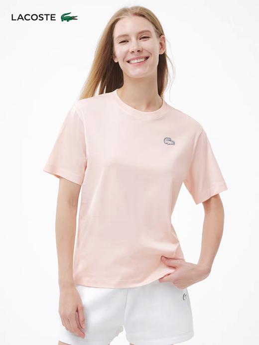 小鱼 女款ULTRA DRY宽松微落肩圆领LOGO短袖T恤 牛皮纸包装 Z-15396 商品图0