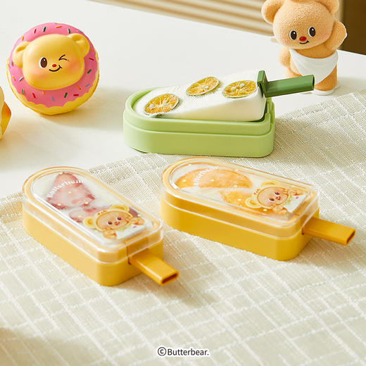 摩登主妇黄油小熊雪糕模具家用食品级硅胶儿童制冰棍冰淇淋 商品图0