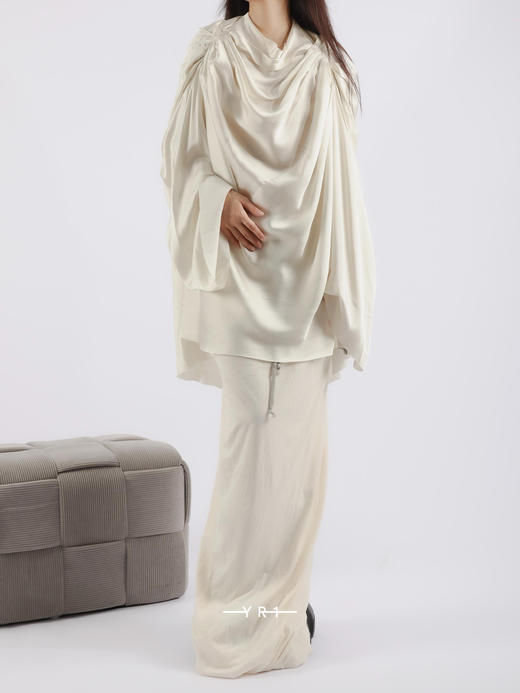 Rick Owens | HOLLYWOOD秀款褶皱衬衫 商品图6