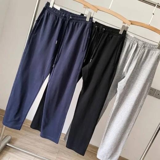 【zm1】夏日薄款男子简约休闲针织直筒长裤！！ 商品图0