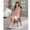 可人儿小众设计师新款泡泡绵夏季女士吊带睡衣时尚可外出家居服 商品缩略图0