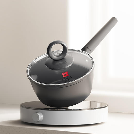 三禾0涂层微纳不粘奶锅LN18S1 商品图0