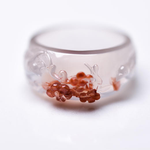 苏工精雕南红戒【孤品手慢无】 商品图8