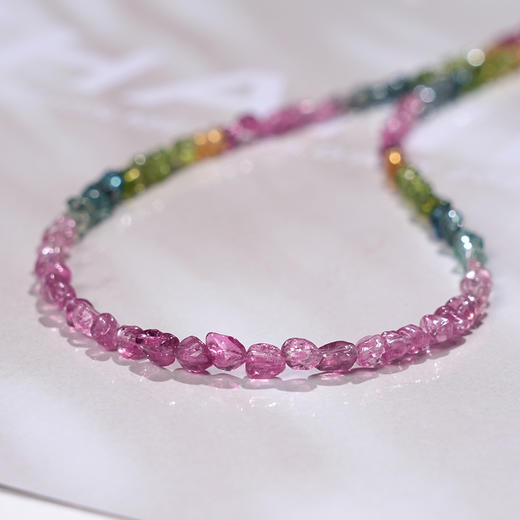 【软糖碧玺系列】-crystal soul 彩虹软糖碧玺系列合集-天然碧玺、14K进口包金配件，仿佛在身上悬挂一串自然调色盘【夏日水晶专场】 商品图7