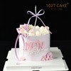 1027CAKE  |  简约ins风 粉紫色系 蝴蝶结 商品缩略图0