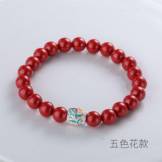 【宏艺珠宝】朱锦华韵·足银朱砂手串﹝主体为晶石类、天然玉石类产品不支持以旧换新﹞ 商品图2