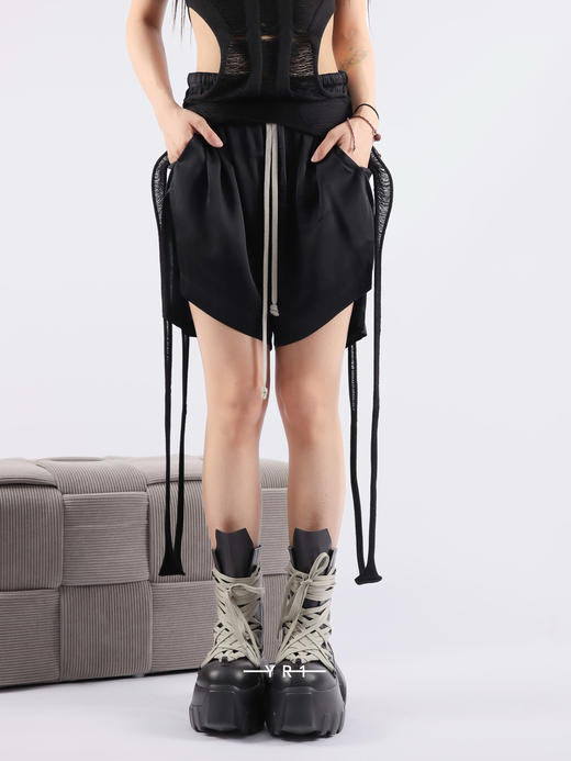 Rick Owens | HOLLYWOOD秀款黑色平角裤 商品图1