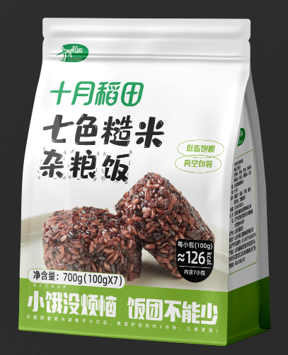 十月稻田七色糙米杂粮饭700g
