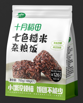 十月稻田七色糙米杂粮饭700g
