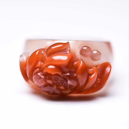 苏工精雕南红戒【孤品手慢无】 商品图3