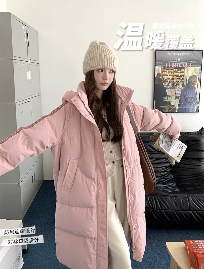 现货【YW】无忧购“”韩系学院风甜美小个子中长款羽绒服外套24052（截单后3-5天发货)
