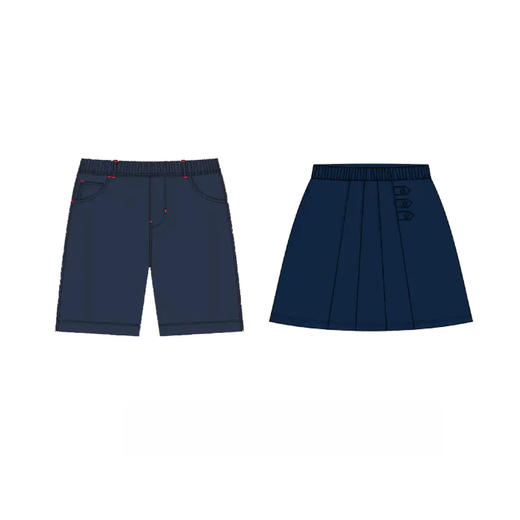 城新小学-男五分裤/女裙裤 商品图0