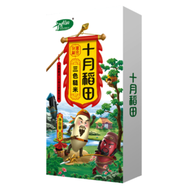 十月稻田 三色糙米480g（盒装）*2盒