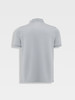 callisto浅灰棉混纺基础短袖POLO衫 商品缩略图1