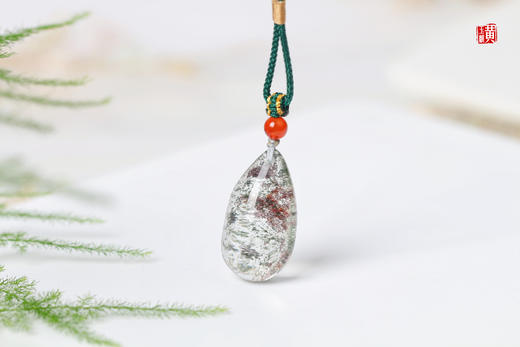 绿幽灵水晶吊坠  配精美挂绳 商品图3