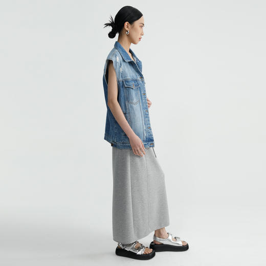 朵拉梵西牛仔马甲F28B1115 商品图1