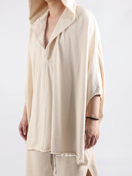 Rick Owens | HOLLYWOOD 秀款V领兜帽哈达长袍 商品图5