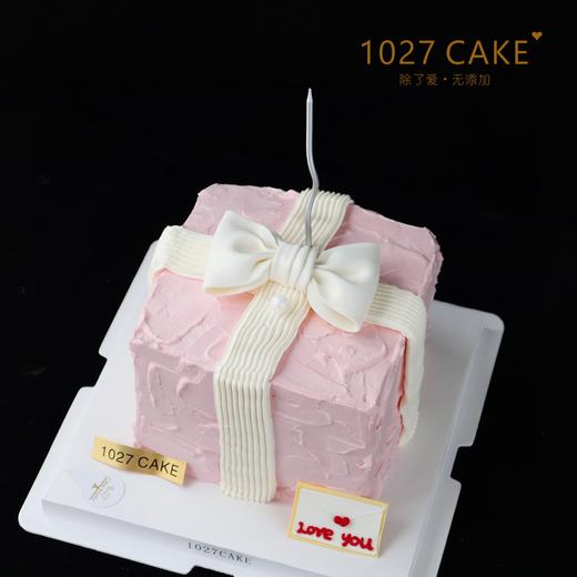 1027CAKE |  方形蛋糕 蝴蝶结礼物盒 商品图1