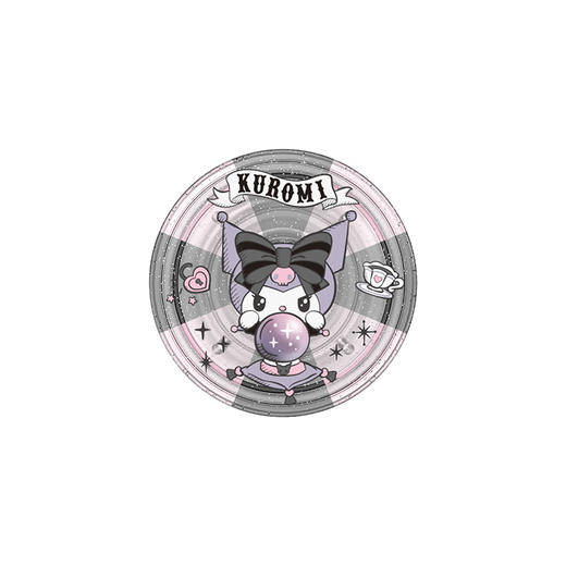 【漂浮魔法屋】Kuromi水晶球 PopSockets X Kuromi 合作系列 POPGRIP泡泡骚手机粘贴式气囊支架 Glitter闪粉亮片系列 撞色 商品图2
