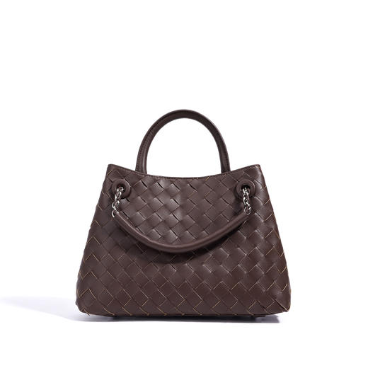 【预售3天】2025新款单肩包编织包手提大容量女包复古菜篮子包包托特包F9867 商品图8