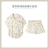 可人儿小众设计师新款泡泡绵女士睡衣夏季短袖可外出家居服套装 商品缩略图0