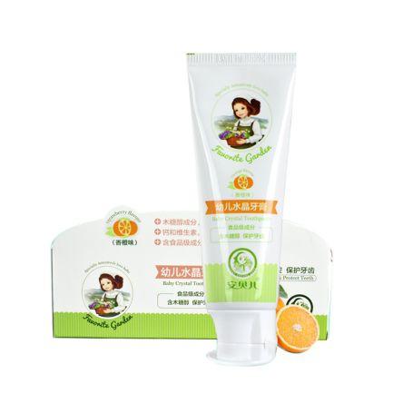 安贝儿幼儿水晶牙膏(香橙味)60g(6945089010486) 商品图0