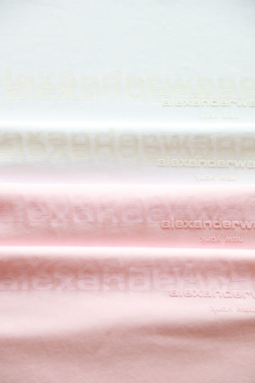 加大款徽标tee，胸口字母设计。宽松全棉中性圆领短袖t恤C052368 商品图2