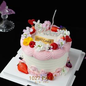 1027CAKE |  莓莓花环蛋糕  母亲节专属
