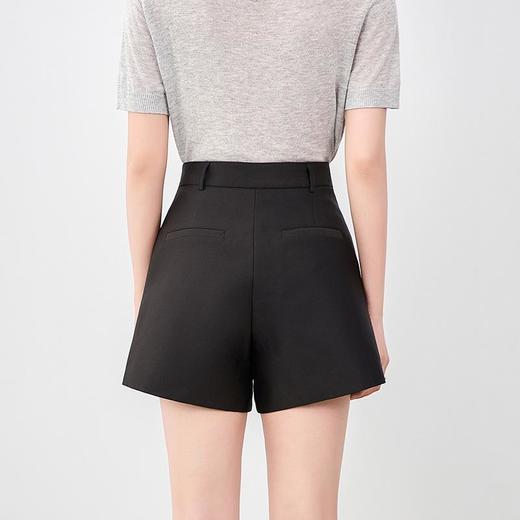 「高货wl」全新升级【铂金会员201/天猫269/差价68】(11257)洛诗琳气质高腰丝毛短裤2025夏季新款定纺光感显瘦A字短裤 商品图2
