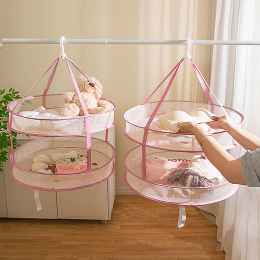 摩登主妇mototo熊猫晾衣网晒毛衣袜子羊毛衫专用网兜平铺晾晒神器 商品图3