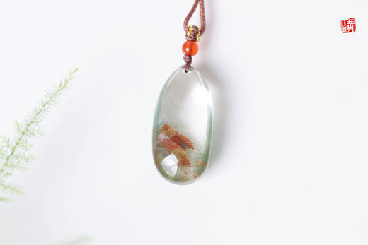 绿幽灵财富山吊坠  配精美挂绳 商品图5