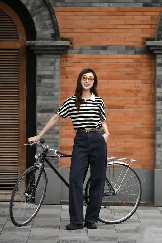 【高品质私服】【IC棉条纹针织布POLO衫】条纹别致，通勤与休闲的完美融合G1378-CC【无标出货 介意慎拍】 商品图2